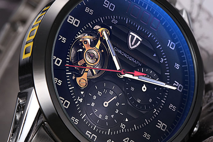 Relógio Skeleton Tevise Mecânico Automático Esportivo Fashion